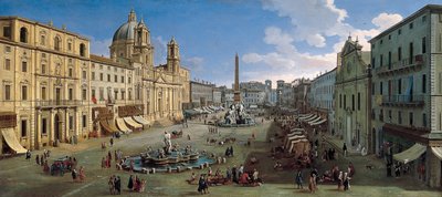 Piazza Navona, Rom von Gaspar van Wittel